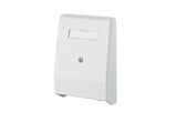 METZ CONNECT LWL-Anschlussdose UP ws 1501100002-E abgew Wickelvorrat Textf