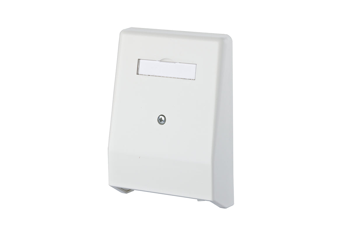 METZ CONNECT LWL-Anschlussdose UP ws 1501105002-E abgew Wickelvorrat Textf