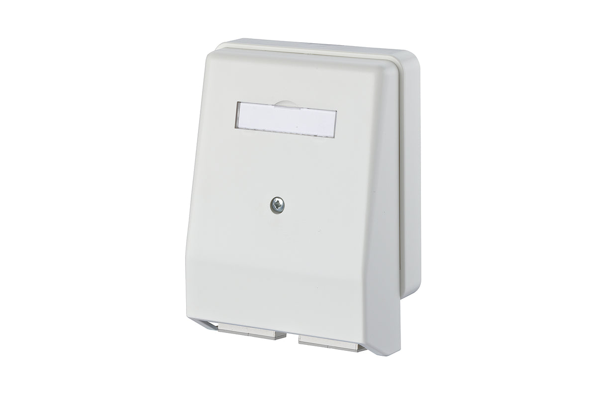 METZ CONNECT LWL-Anschlussdose 2xSC-D AP 150112C202-E ws abgew Wickelvorrat
