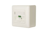 METZ CONNECT LWL-Anschlussdose 1xLC-D AP 1501207K1A-E ws abgew Zentralpl Textf