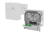 METZ CONNECT LWL-Anschlussdose 2xSC AP 1501591H02HC ws nach unten Wickelvorrat