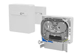 METZ CONNECT LWL-Anschlussdose 2xLC-D AP 1501597R02HC ws nach unten Wickelvorrat