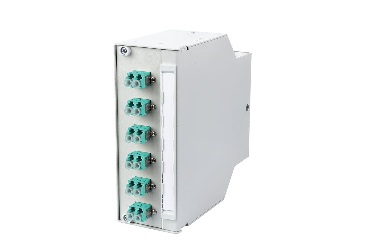 METZ CONNECT LWL-Patchpanel 6f LC-D OM3 15024A07706-E Hutschiene max:6f