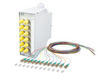 METZ CONNECT LWL-Patchpanel 12f ST OM3 15024A501120E Hutschiene m.Pigtails