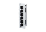 METZ CONNECT LWL-Frontplatte 6f E2000c 15024A5A06-E Hutschiene max:6f