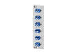 METZ CONNECT LWL-Frontplatte 6f LC-D OS2 15024A7406-E Hutschiene max:6f