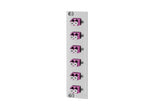 METZ CONNECT LWL-Frontplatte 6f LC-D OM4 15024A7506-E Hutschiene max:6f