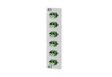 METZ CONNECT LWL-Frontplatte APC 6f LC-D 15024A7606-E Hutschiene OS2 max:6f