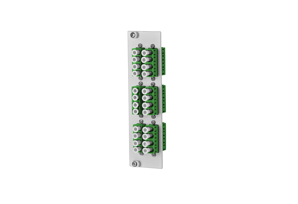 METZ CONNECT LWL-Frontplatte APC 6f LC 15024A7A06-E Hutschiene OS2 max:6f