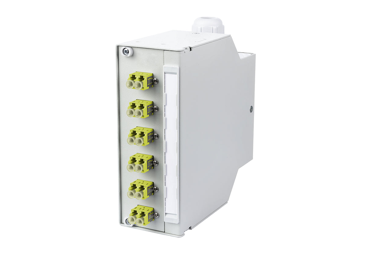 METZ CONNECT LWL-Patchpanel 6f LC-D OM5 15024A87M06-E Hutschiene max:6f