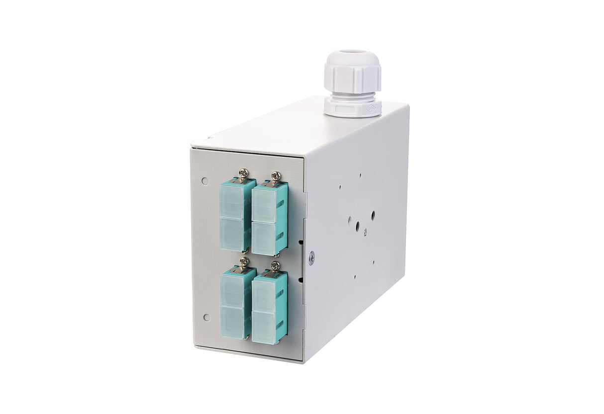 METZ CONNECT LWL-Patchpanel 4f SC-D OM3 15024K0BA04-E Hutschiene max:4f