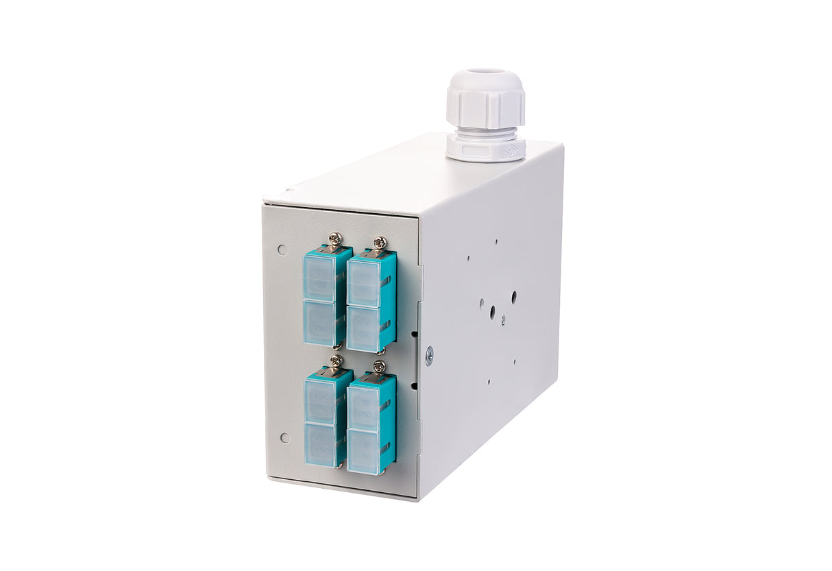 METZ CONNECT LWL-Patchpanel 4f SC-D OM3 15024K5BA04-E Hutschiene max:6f
