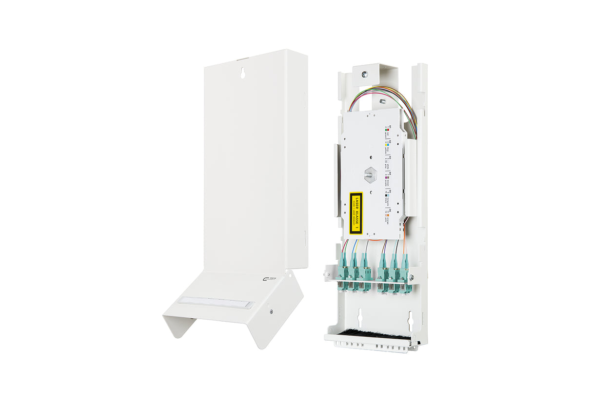 METZ CONNECT LWL-Patchpanel 6f Wandmont 1503057706-E LC-D OM3 m.Pigtails max:6f