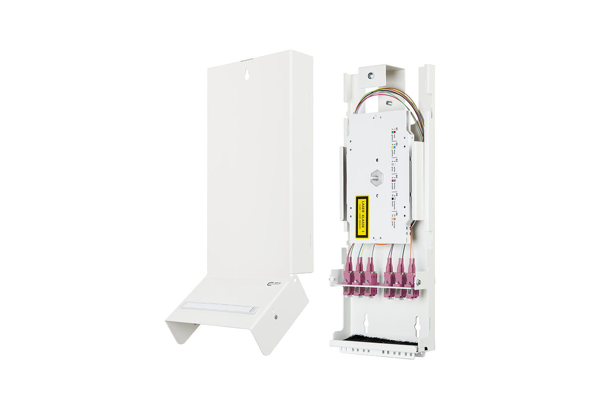 METZ CONNECT LWL-Patchpanel 6f Wandmont 1503077506-E LC-D OM4 m.Pigtails max:6f