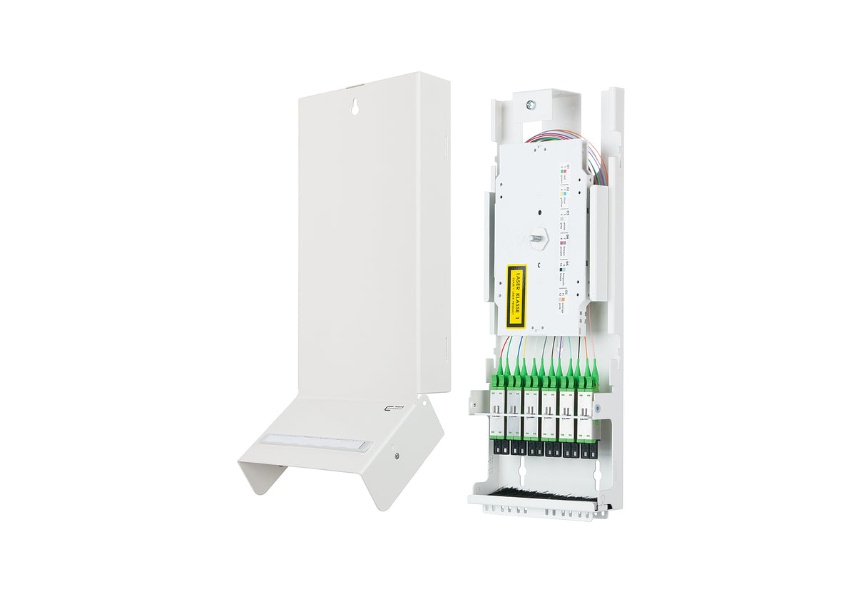 METZ CONNECT LWL-Patchpanel APC 6f OS2 1503095F06-E Wandmont E2000c m.Pigtails