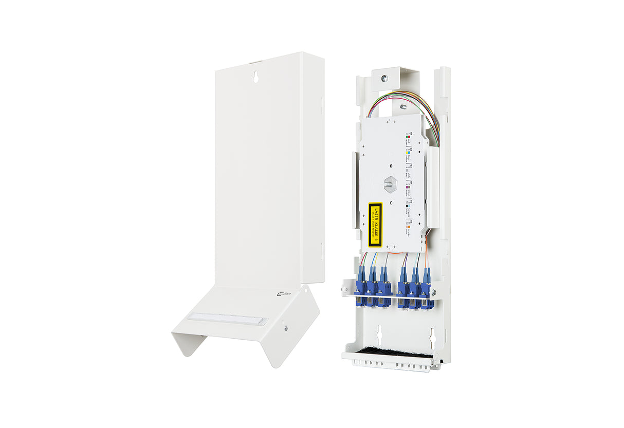 METZ CONNECT LWL-Patchpanel 6f Wandmont 1503097406-E LC-D OS2 m.Pigtails max:6f