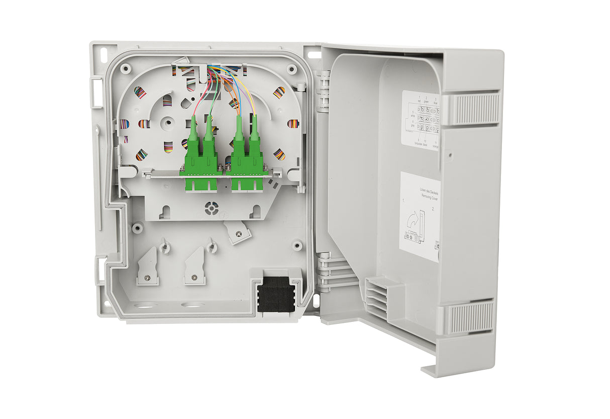 METZ CONNECT LWL-Spleißbox 6fas Kst IP20 150359F206-E Verbinder Übergang