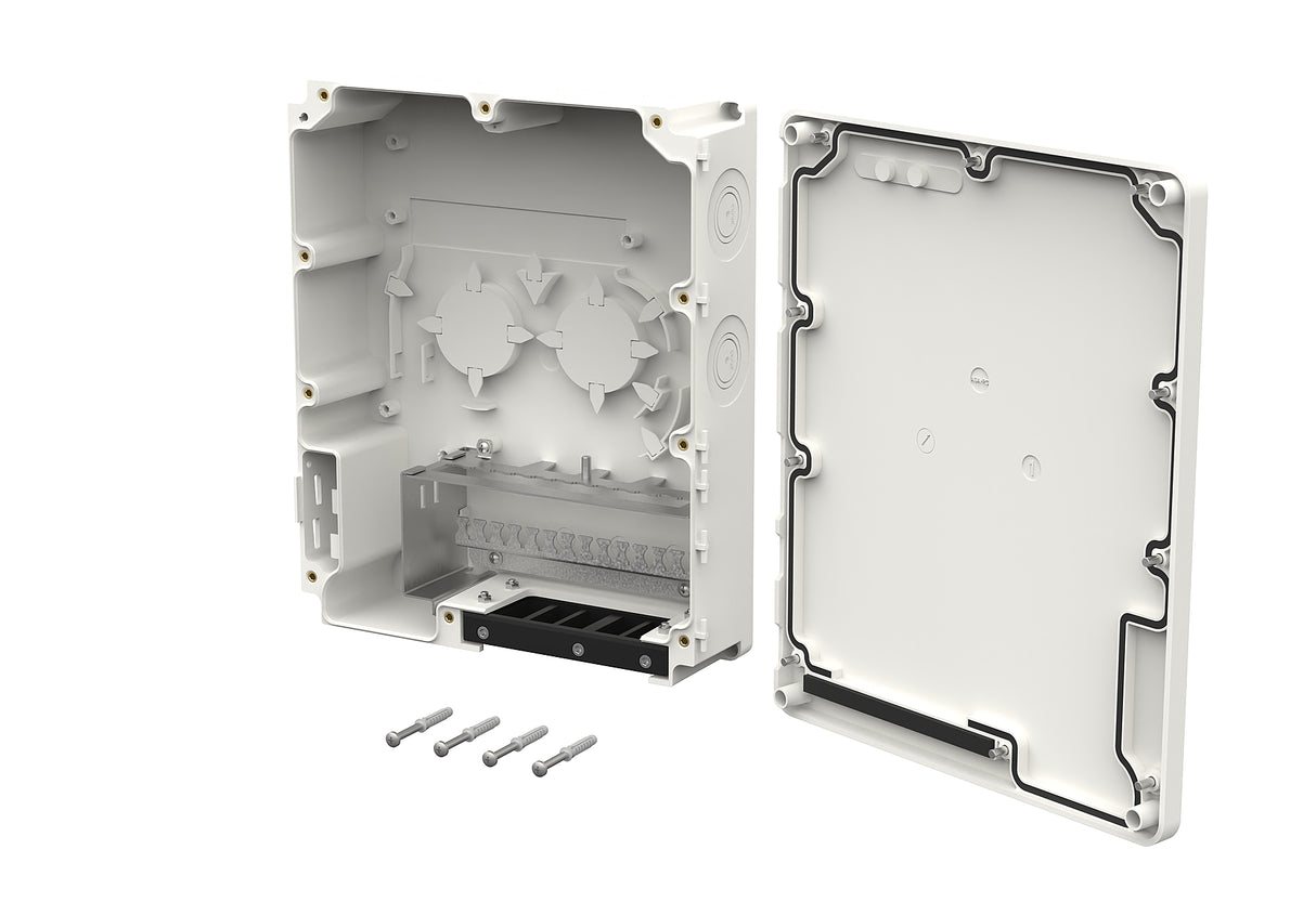METZ CONNECT LWL-Patchpanel leer 1503600RJ00-B Wandmont
