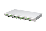 METZ CONNECT LWL-Patchpanel APC 12f OS2 1504505912-F 482,6mm(19), 1HE E2000