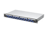 METZ CONNECT LWL-Patchpanel 24f LC-D OS2 1504507424-B 482,6mm(19), 1HE