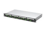 METZ CONNECT LWL-Patchpanel APC 12f LC-D 1504507612-C 482,6mm(19), 1HE OS2