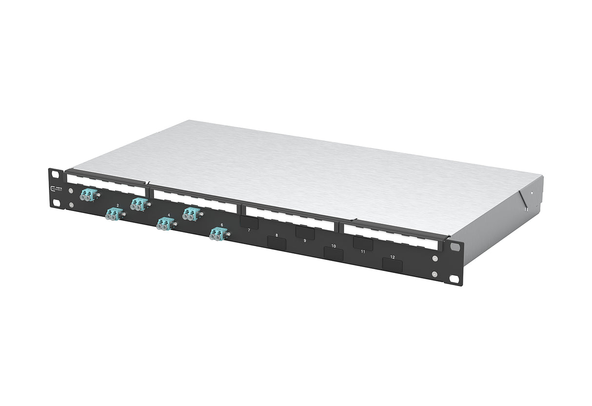 METZ CONNECT LWL-Patchpanel 6f LC-D OM3 1504507706-C 482,6mm(19), 1HE