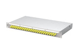 METZ CONNECT LWL-Patchpanel 24f ST-D 150450D124-E 482,6mm(19), 1HE
