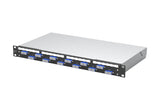 METZ CONNECT LWL-Patchpanel 12f SC-D OS2 150450E212-C 482,6mm(19), 1HE