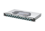 METZ CONNECT LWL-Patchpanel 24f LC-D OM3 1504557724-B 482,6mm(19), 1HE