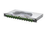 METZ CONNECT LWL-Patchpanel APC 24f OS2 1504595924-B 482,6mm(19), 1HE E2000