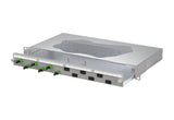 METZ CONNECT LWL-Patchpanel APC 6f E2000 1504605906-F 482,6mm(19), 1HE OS2