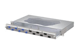METZ CONNECT LWL-Patchpanel 6f LC-D OS2 1504607406-F 482,6mm(19), 1HE max:12f