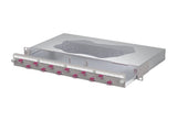 METZ CONNECT LWL-Patchpanel 12f LC-D OM4 1504607512-F 482,6mm(19), 1HE max:12f