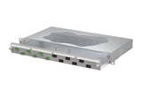 METZ CONNECT LWL-Patchpanel APC 6f LC-D 1504607606-F 482,6mm(19), 1HE OS2