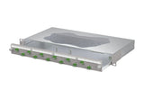METZ CONNECT LWL-Patchpanel APC 12f LC-D 1504607612-F 482,6mm(19), 1HE OS2