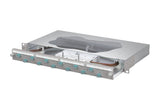 METZ CONNECT LWL-Patchpanel 12f LC-D OM3 1504657712-F 482,6mm(19), 1HE max:12f