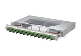 METZ CONNECT LWL-Patchpanel APC 24f OS2 1504695924-E 482,6mm(19), 1HE E2000