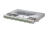 METZ CONNECT LWL-Patchpanel APC 12f LC-D 1504697612-F 482,6mm(19), 1HE OS2