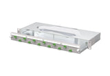 METZ CONNECT LWL-Patchpanel APC 12f LC-D 1504907612-F 482,6mm(19), 1HE OS2