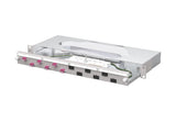 METZ CONNECT LWL-Patchpanel 6f LC-D OM4 1504977506-F 482,6mm(19), 1HE max:12f