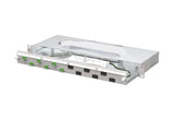 METZ CONNECT LWL-Patchpanel APC 6f LC-D 1504997606-F 482,6mm(19), 1HE OS2