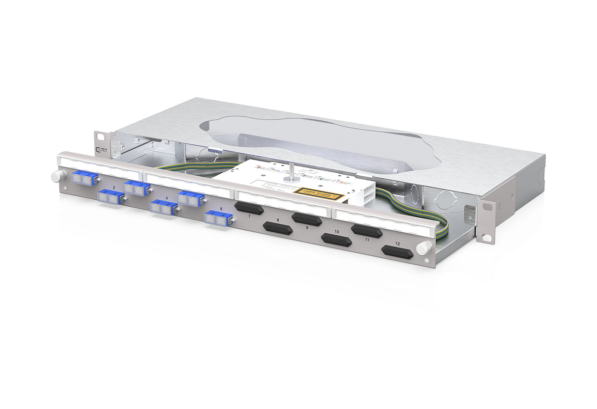 METZ CONNECT LWL-Patchpanel 6f SC-D OS2 150499E206-F 482,6mm(19), 1HE max:12f