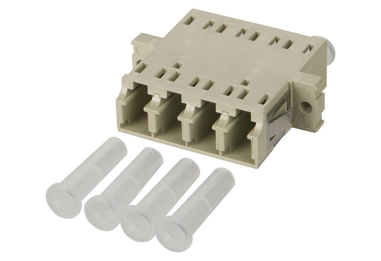 METZ CONNECT LWL-Kupplung LC-Q LC-Q MM 1509007C-I Kst Keramik bg Schraube