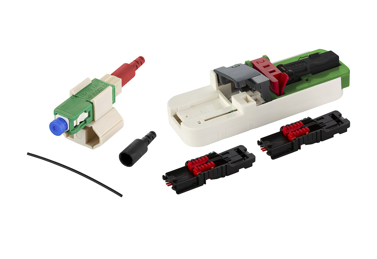METZ CONNECT LWL-Stecker SC APC SM klemm 1509QAEA010C-E Keramik gn