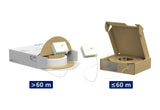 METZ CONNECT LWL-Anschlussdose 4xSC AP 150F049HF0010E UP ws ger Wickelvorrat