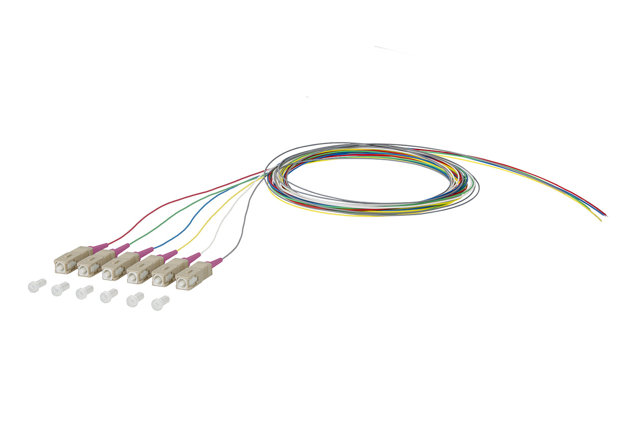 METZ CONNECT LWL-Pigtail SC 50/125 OM4 150N1CO0020E6 2m bg Aderpigtail