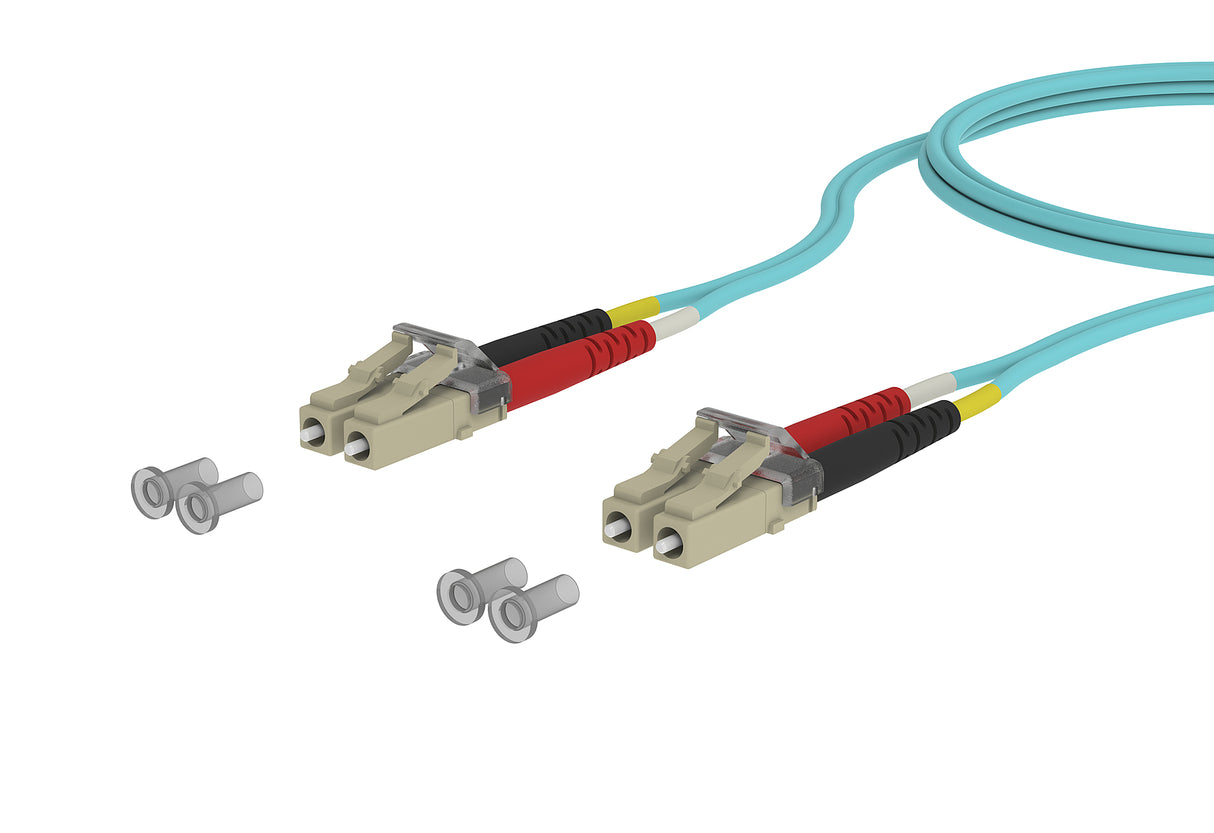 METZ CONNECT LWL-Patchkabel LC-D 50/125 151J1JOJO80E OM3 8m tk