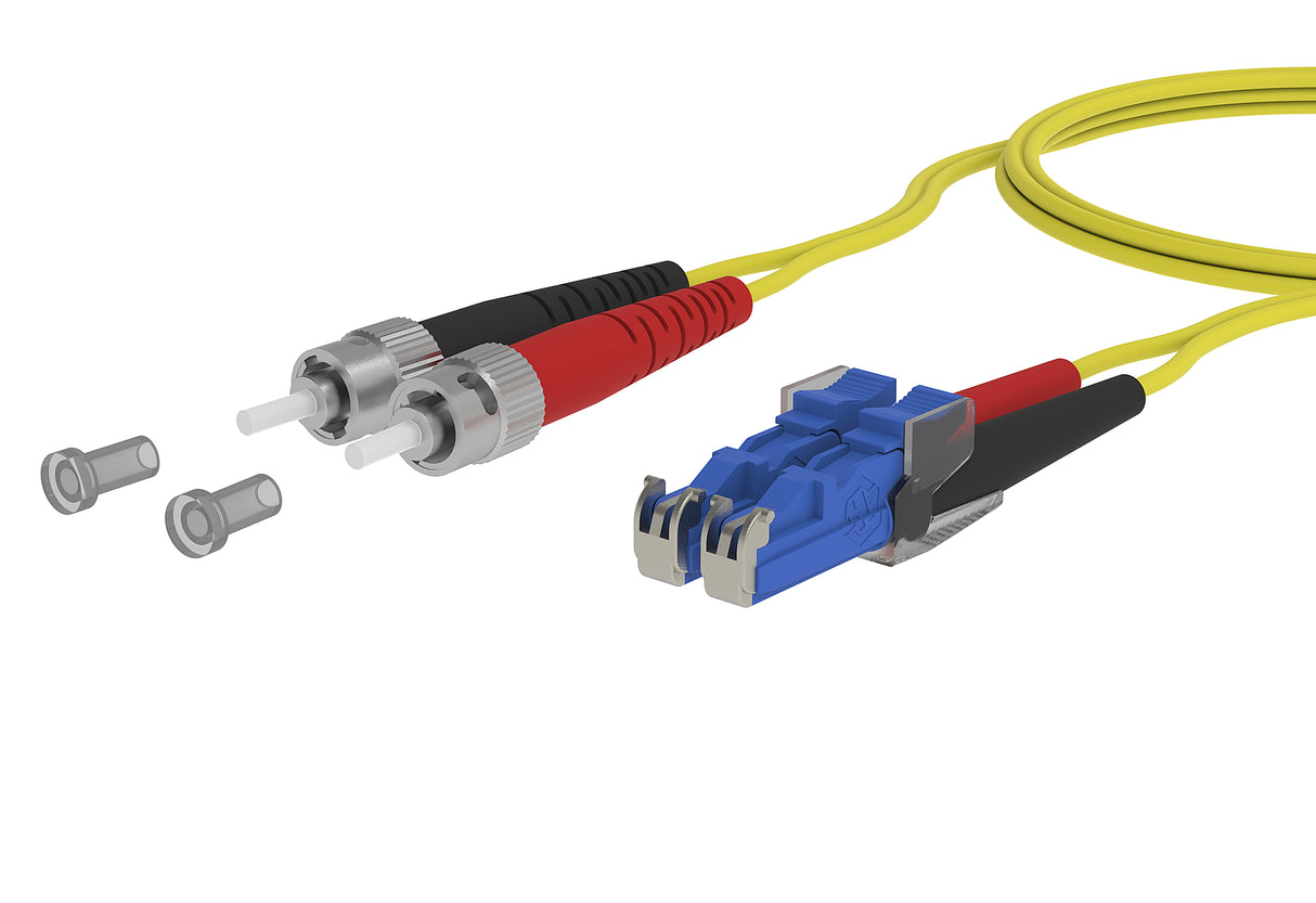 METZ CONNECT LWL-Patchkabel ST/E2000c SM 151P1AOMO20E OS2 2m ge