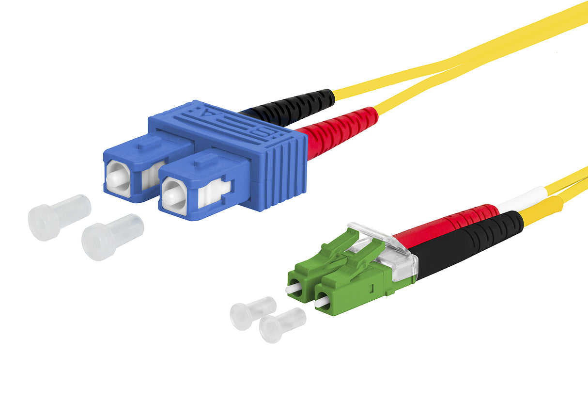METZ CONNECT LWL-Patchkabel SC-D/LC-D SM 151P1EOJA20E OS2 2m ge