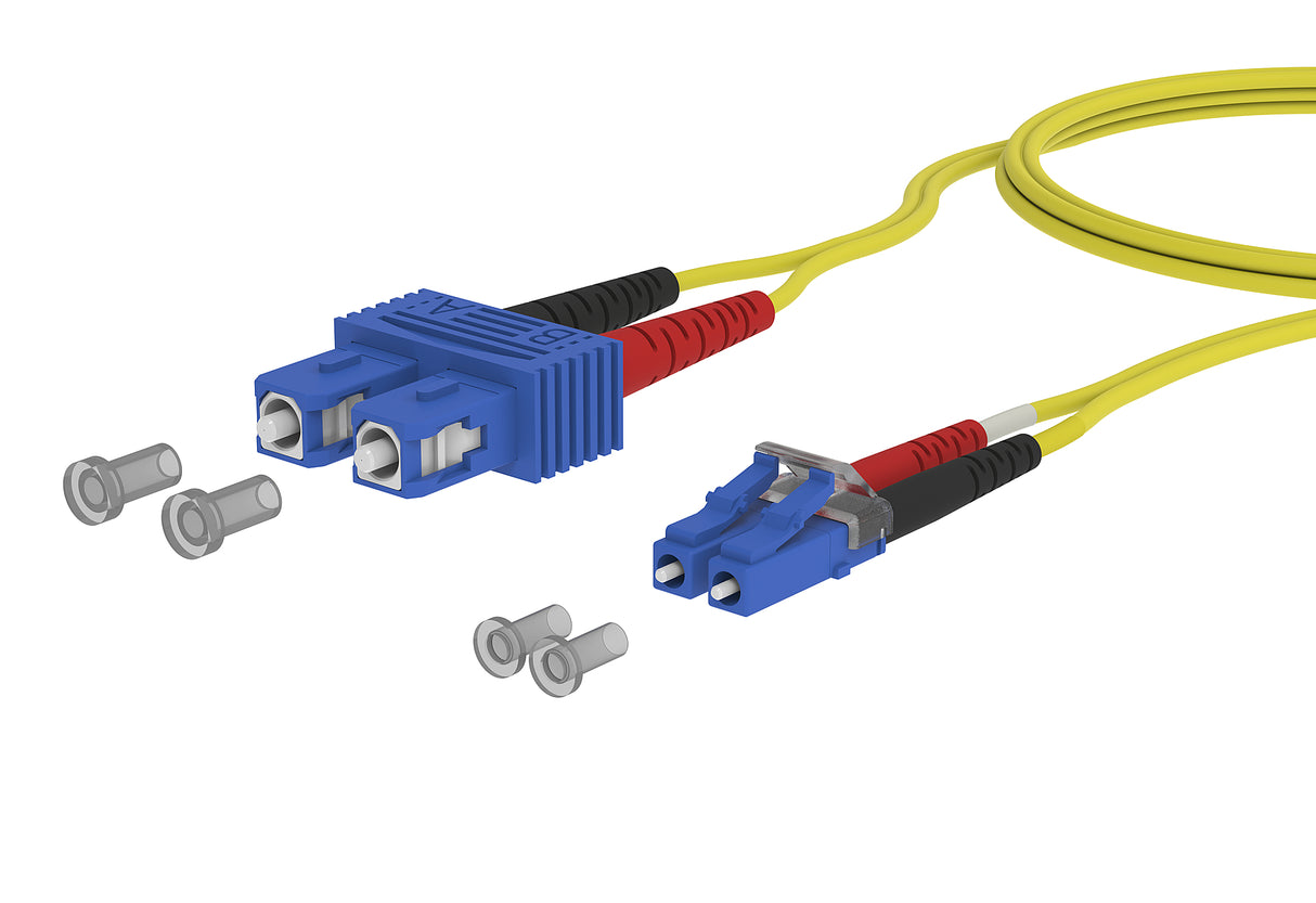 METZ CONNECT LWL-Patchkabel SC-D/LC-D SM 151P1EOJOA5E OS2 15m ge